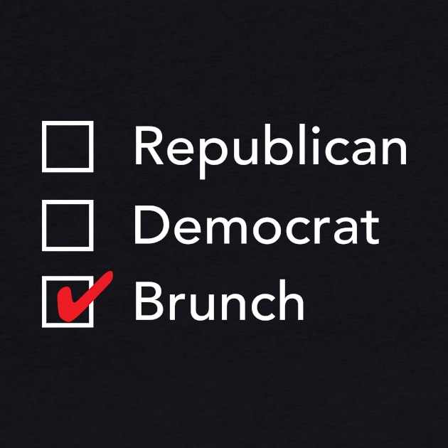 Republican Democrat Brunch by zubiacreative